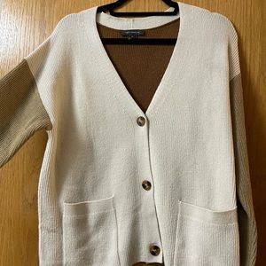 Block colour cardigan